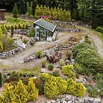 With Rhododendron Garden Near Ålgård