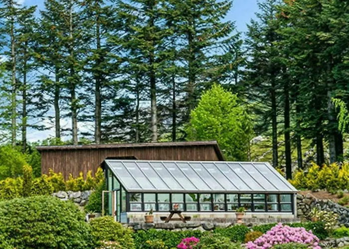 With Rhododendron Garden Near Nyaraló