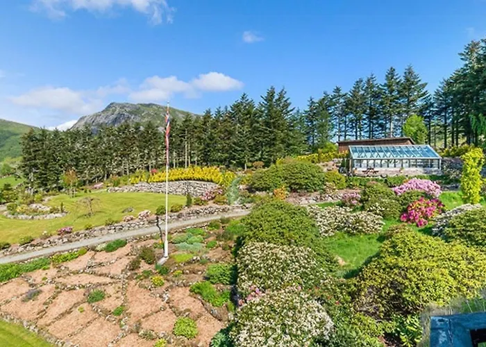 With Rhododendron Garden Near Nyaraló